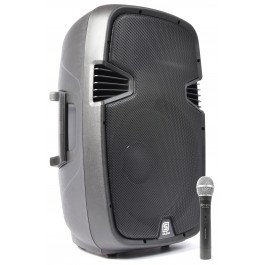 studie Uitbarsten Elementair SkyTec SPJ-1500A Hi-End Actieve Speaker 15"incl. VHF draadloze microfoon -  Music Webshop
